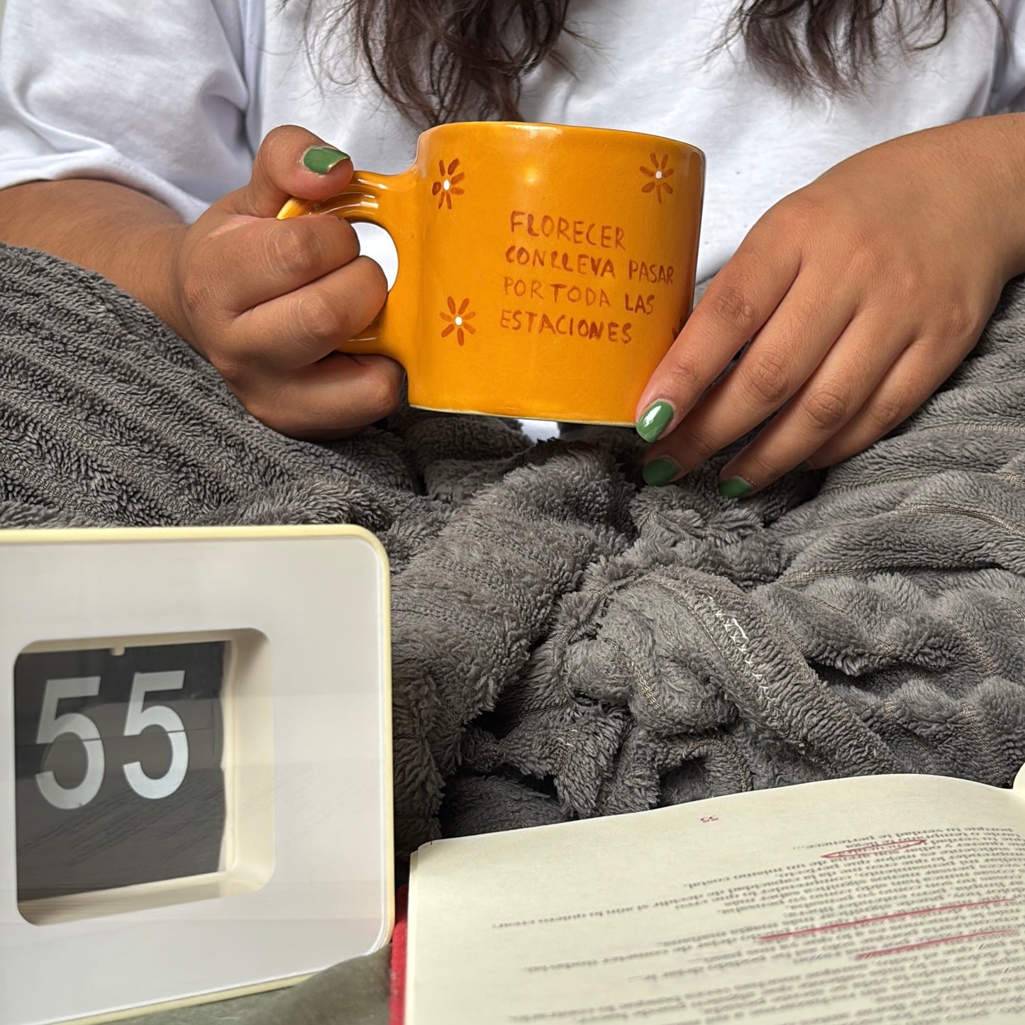 Taza florecer