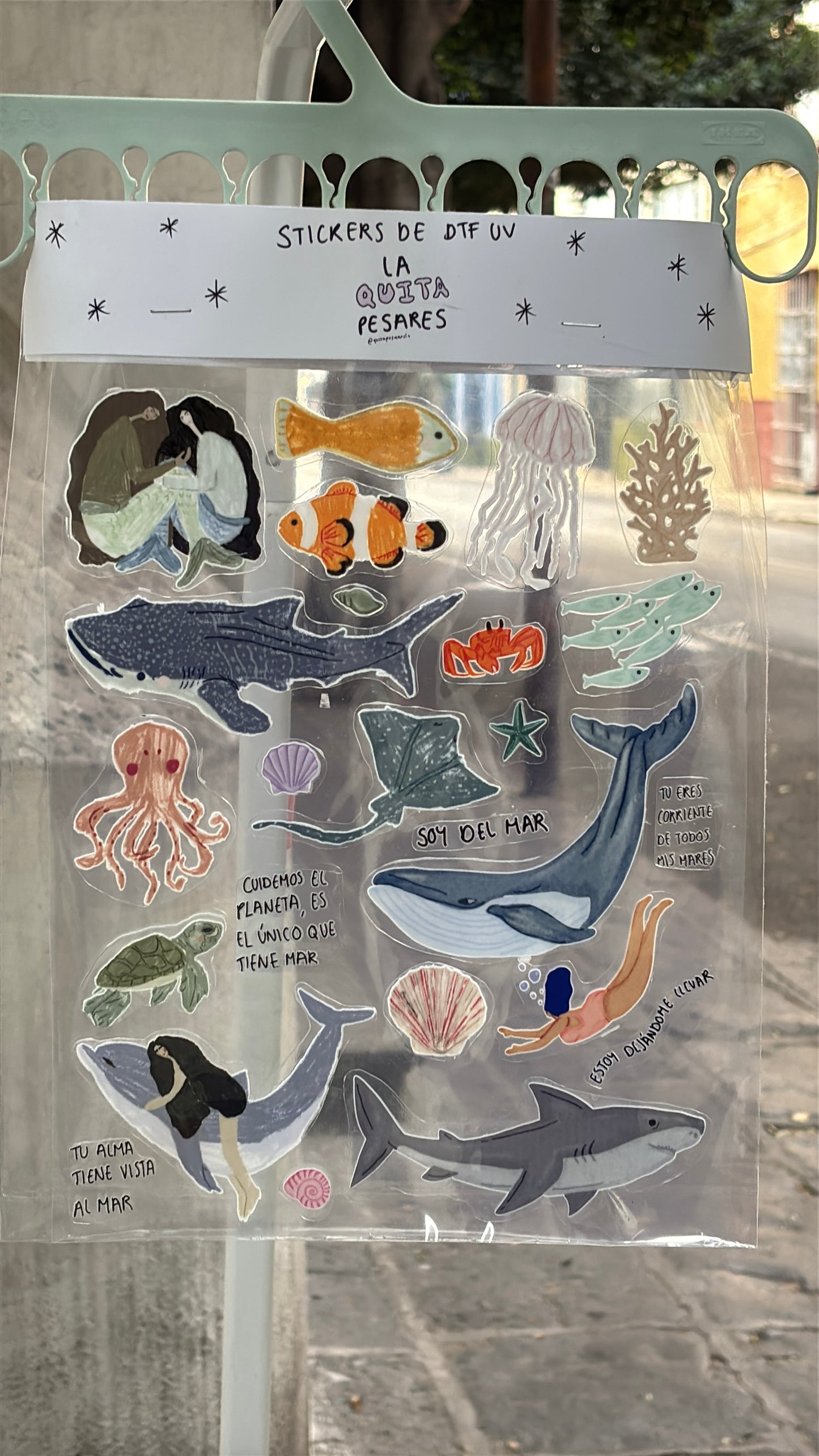 Stickers dtf UV Del Mar