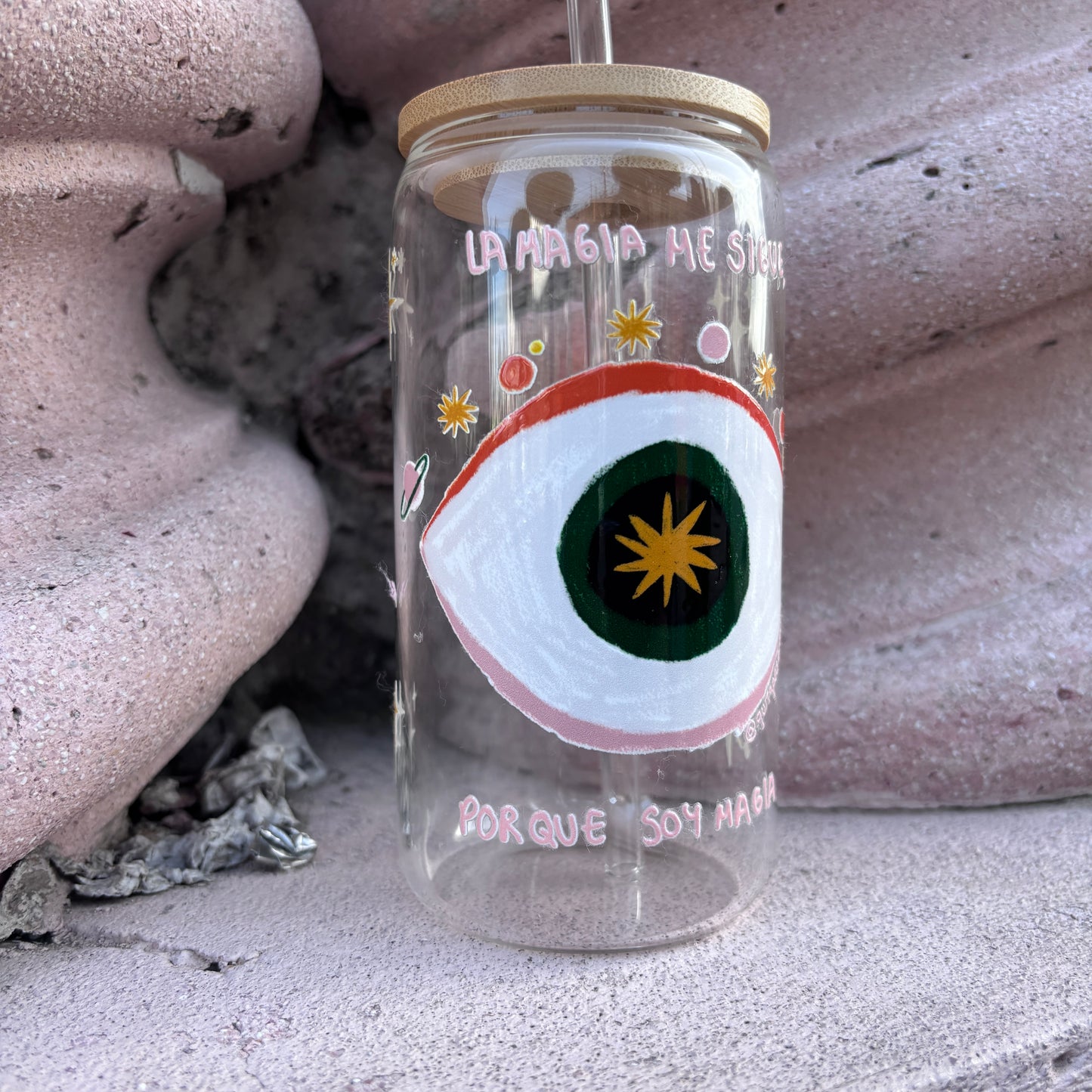 Vaso ojo cósmico