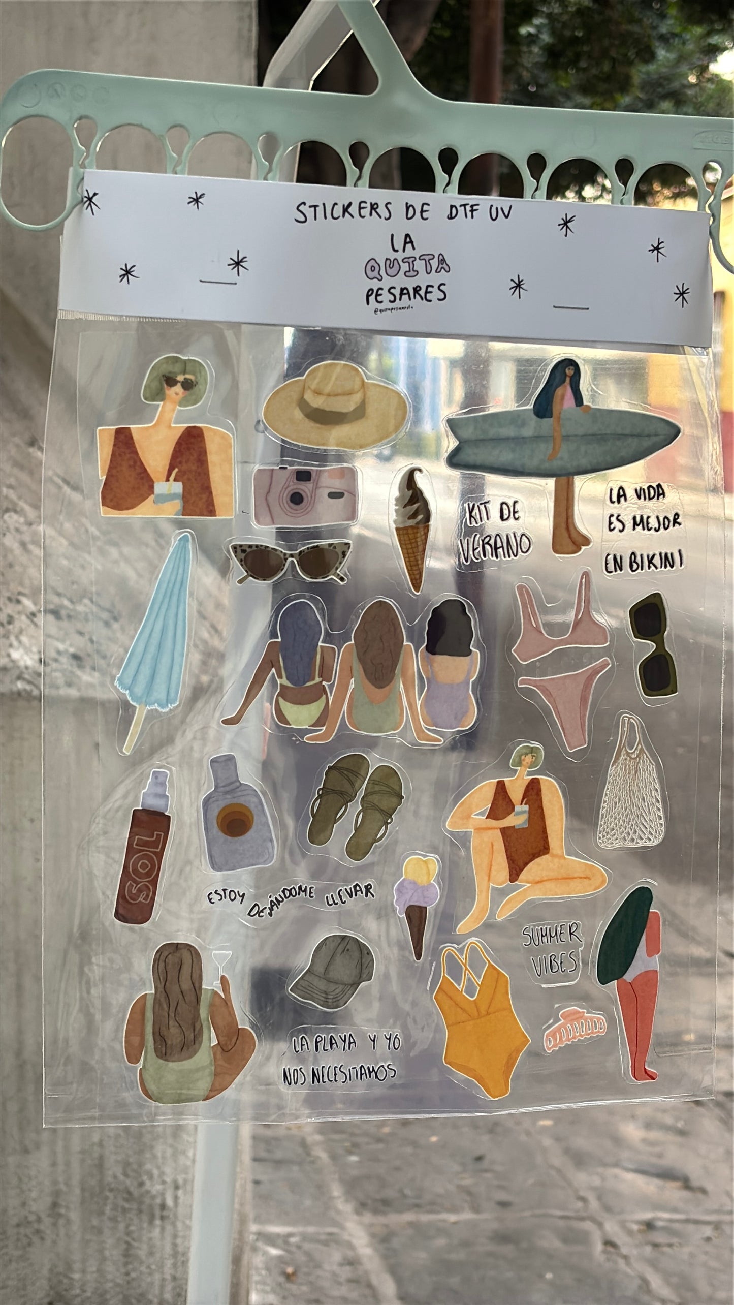 Stickers dtf UV playa