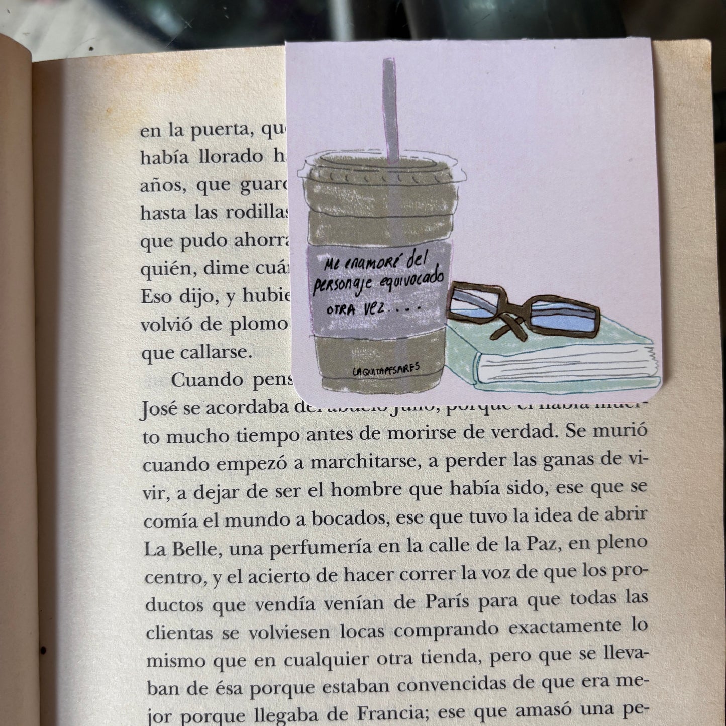 Separador de libros latte