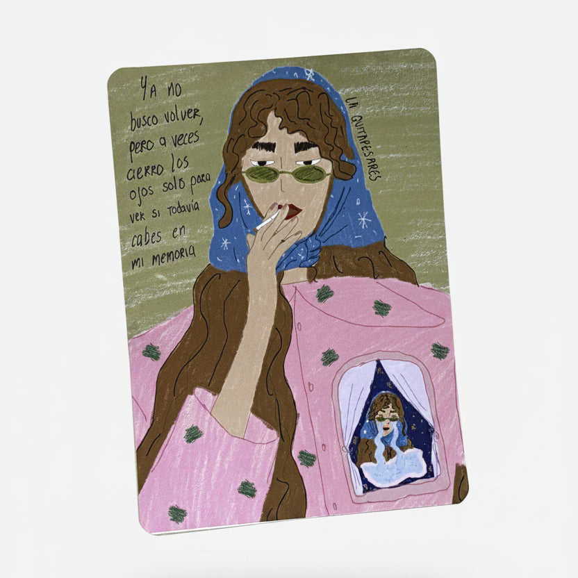 Postal chica introspectiva