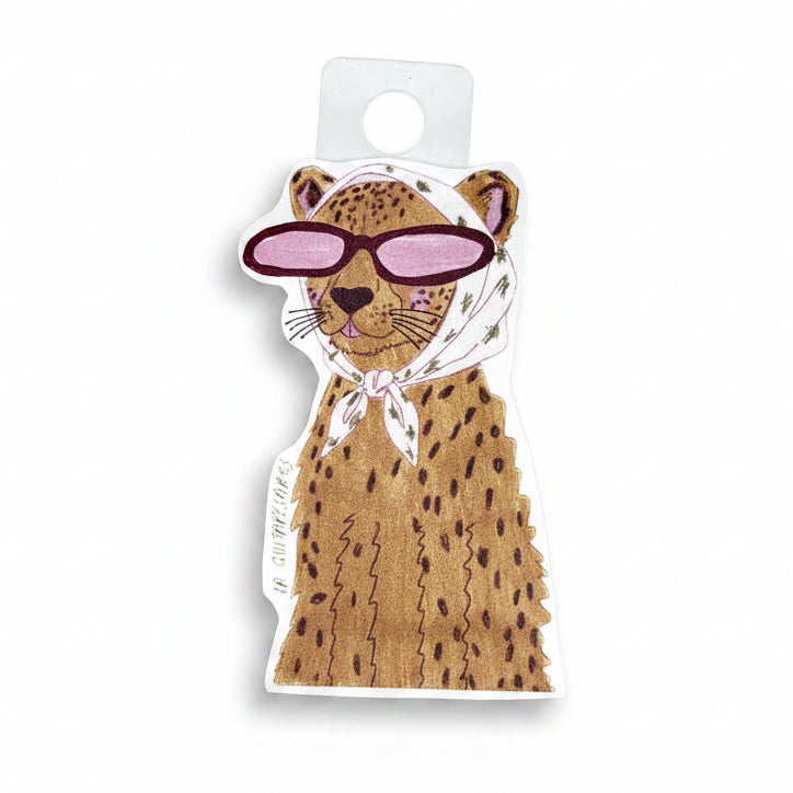 Sticker leopardo cool