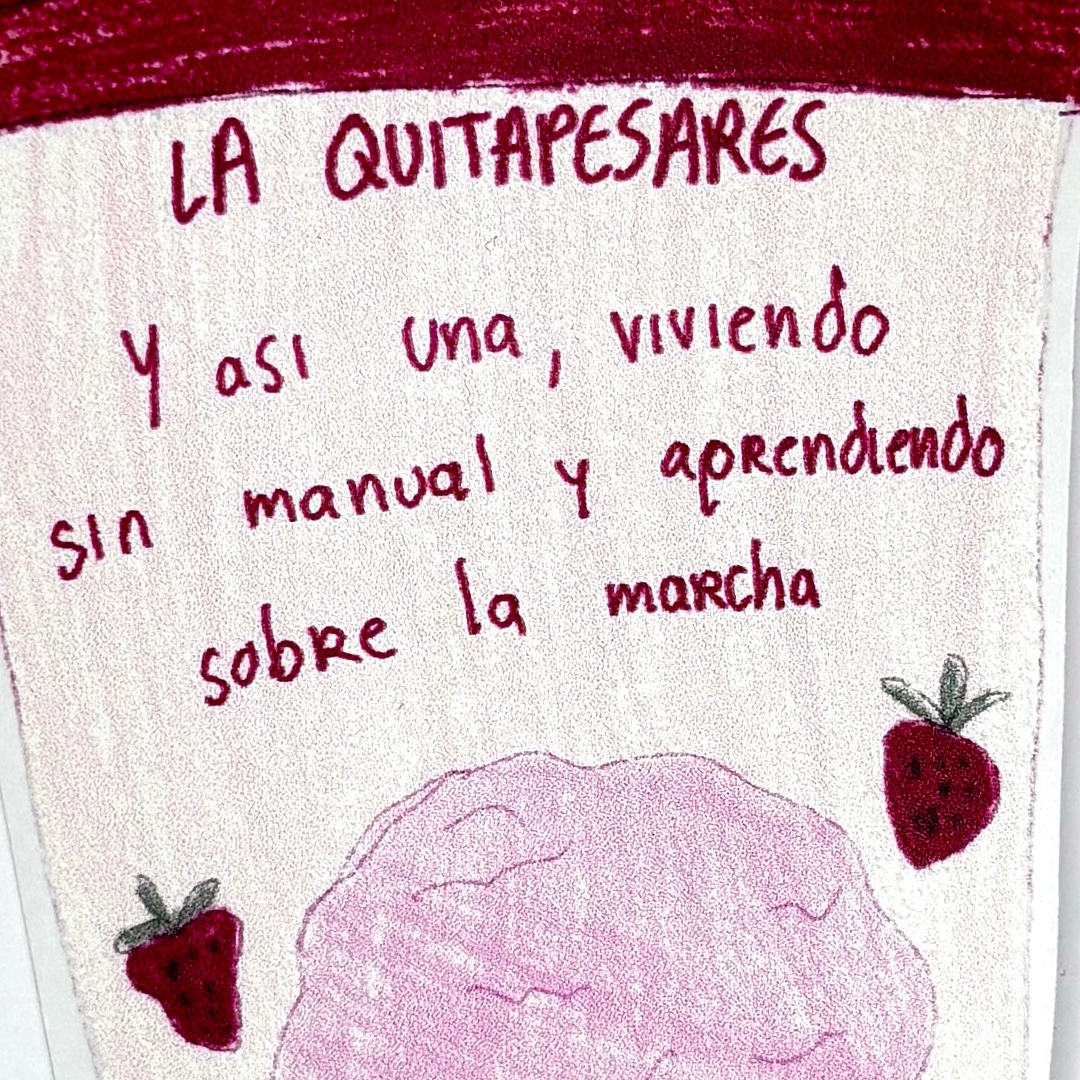 Sticker helado de fresa