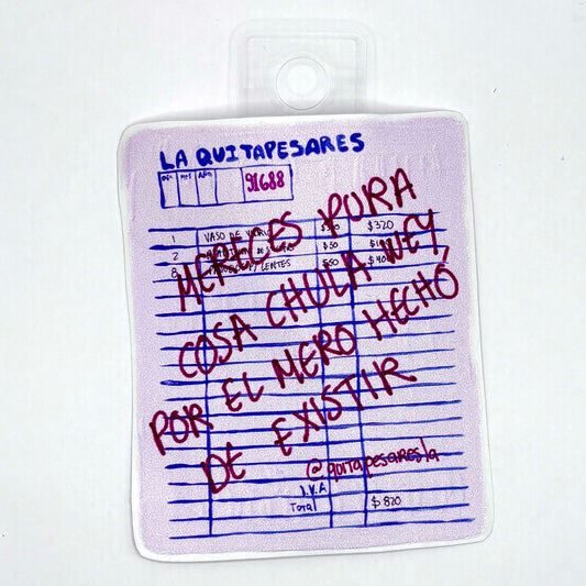Sticker mereces nota