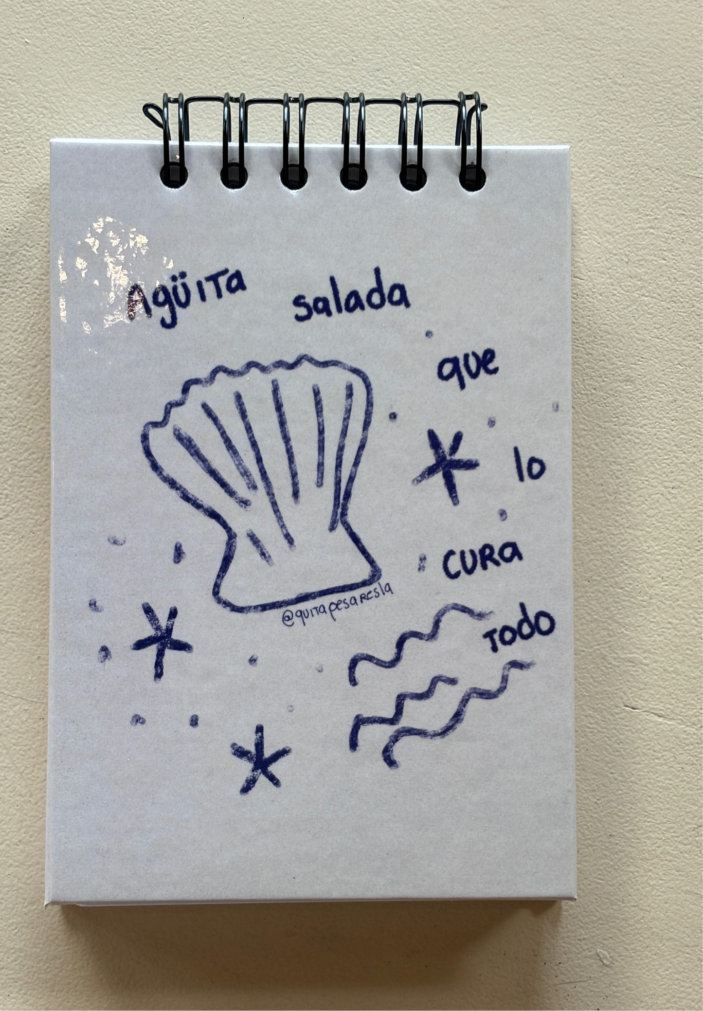 Libreta agüita pasta dura