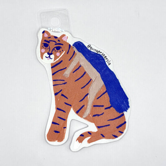 Sticker chica tigre