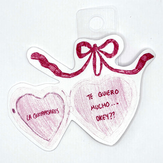 Sticker relicario te quiero okey?