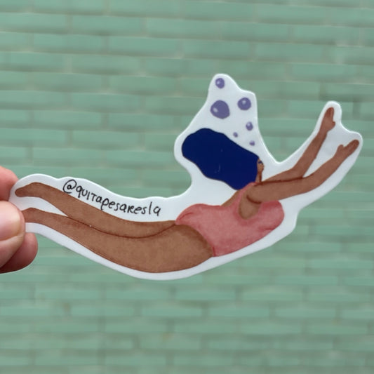 Sticker nadadora