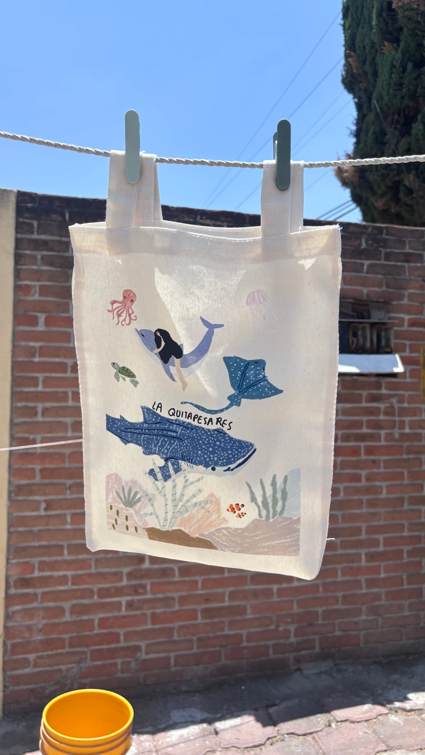 Tote bag mundo marino