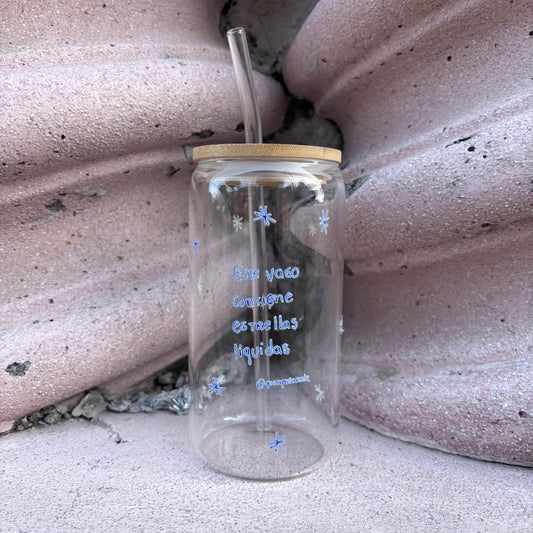 Vaso agüita de estrellas