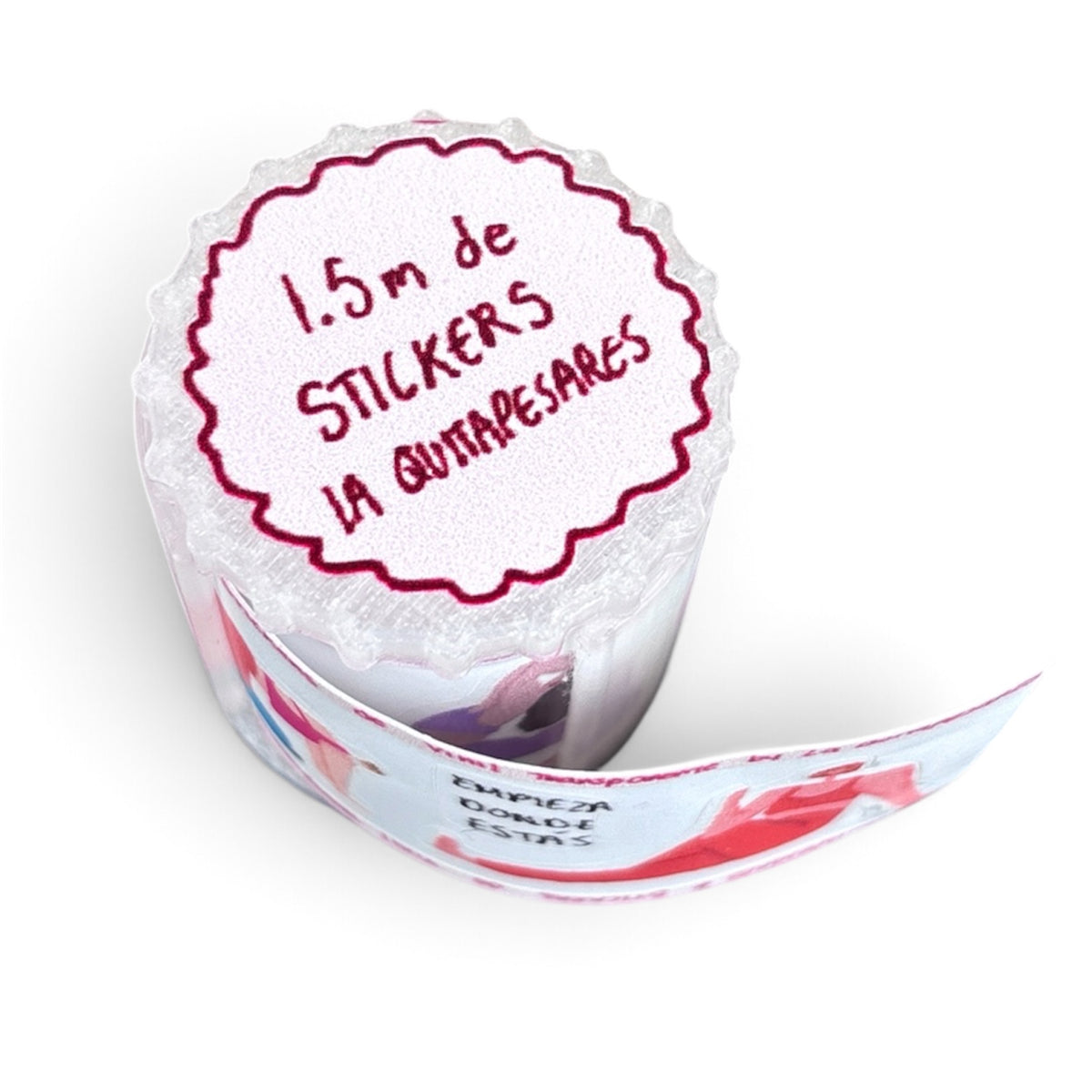 Plantilla de stickers de metro y medio ejercicio