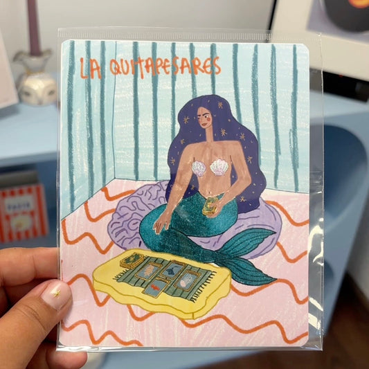 Print Sirena cotidiana tarot