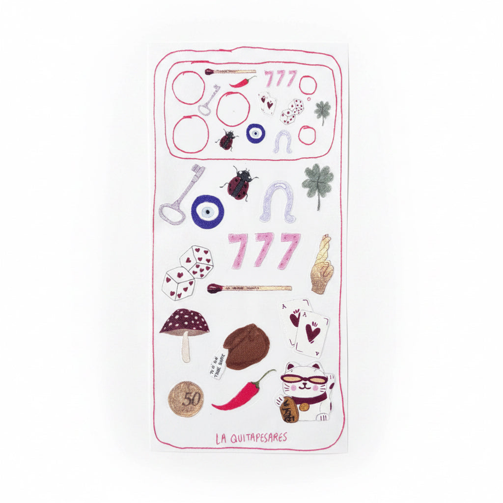 Plantillas de sticker pal cel suerte