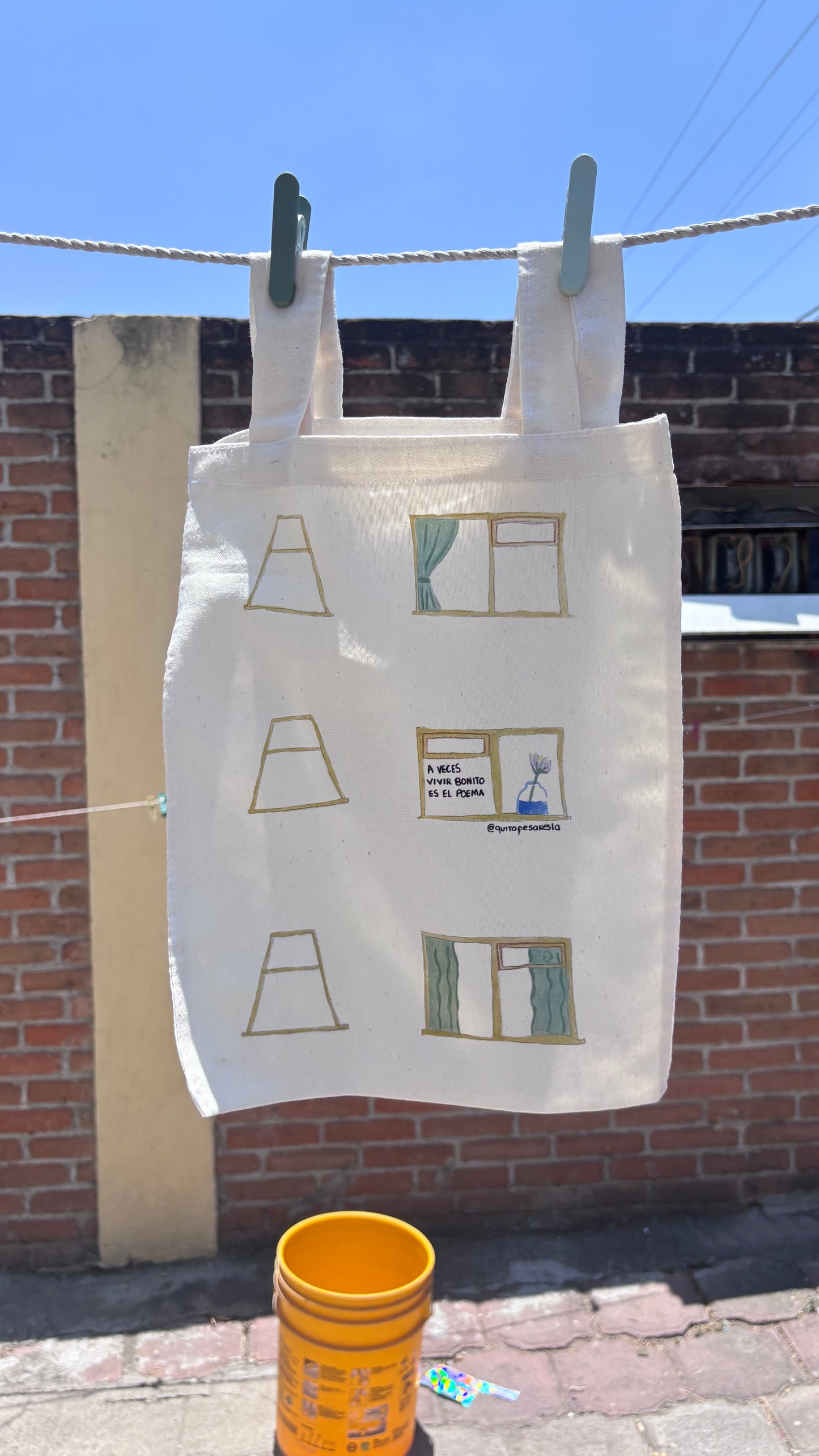 Tote bag ventanas