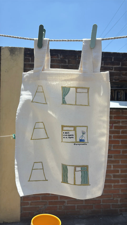 Tote bag ventanas