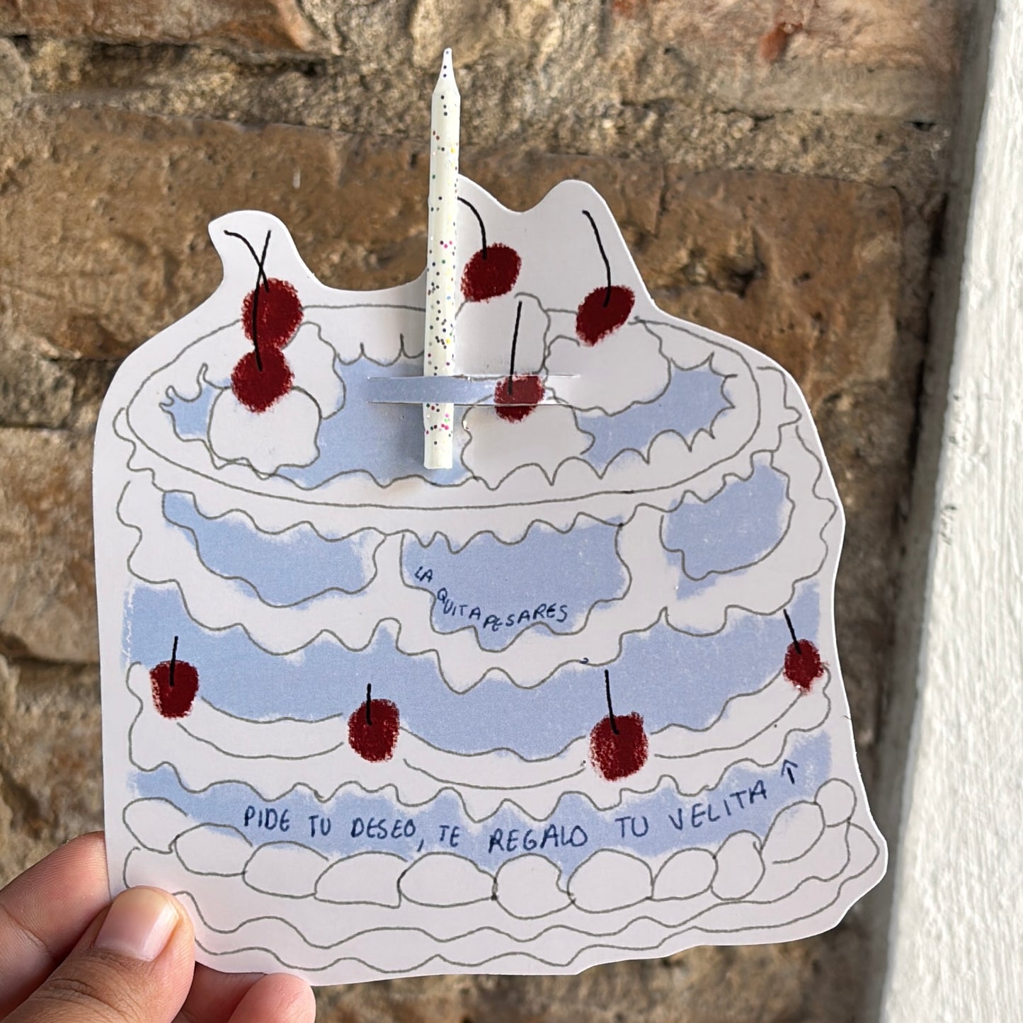 Postal pastel moras
