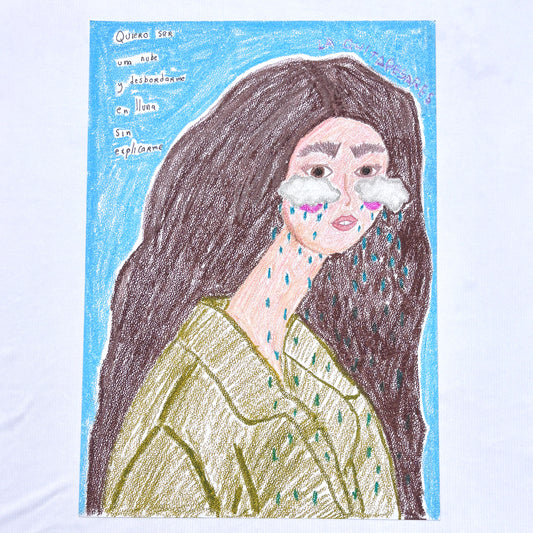 Dibujo original quiero ser una nube