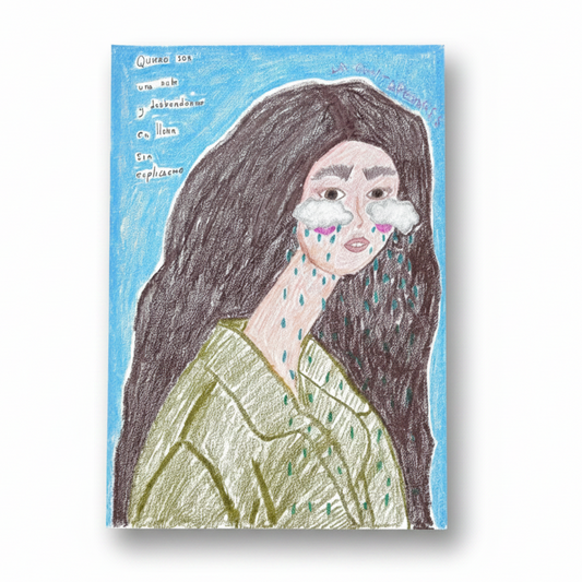 Dibujo original quiero ser una nube