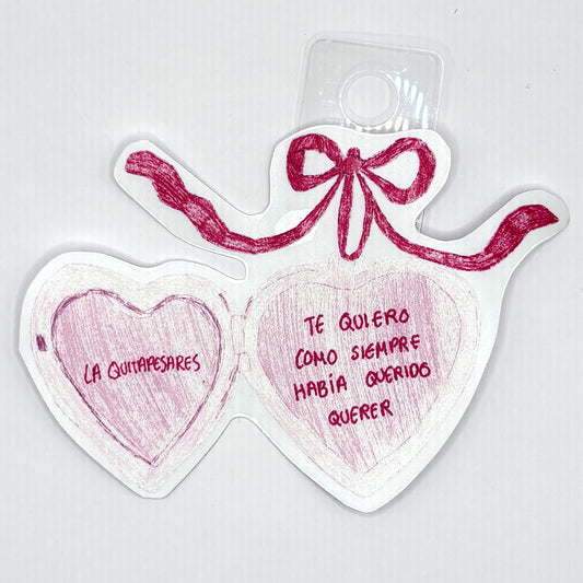 Sticker relicario te quiero