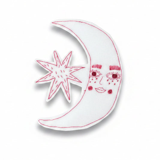 Tatuaje temporal luna