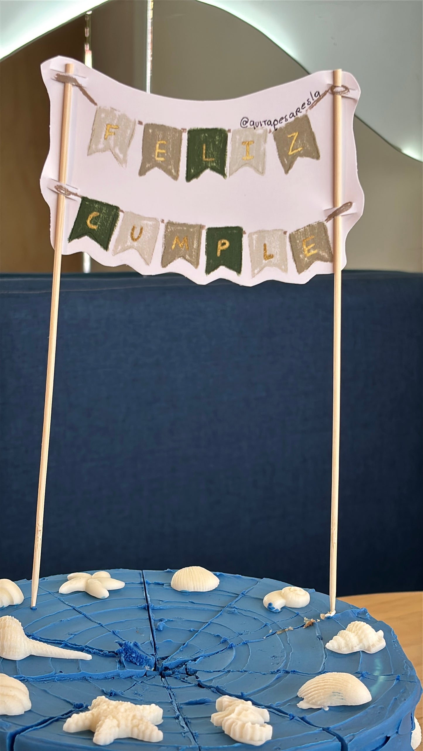 Letrero de cumpleaños