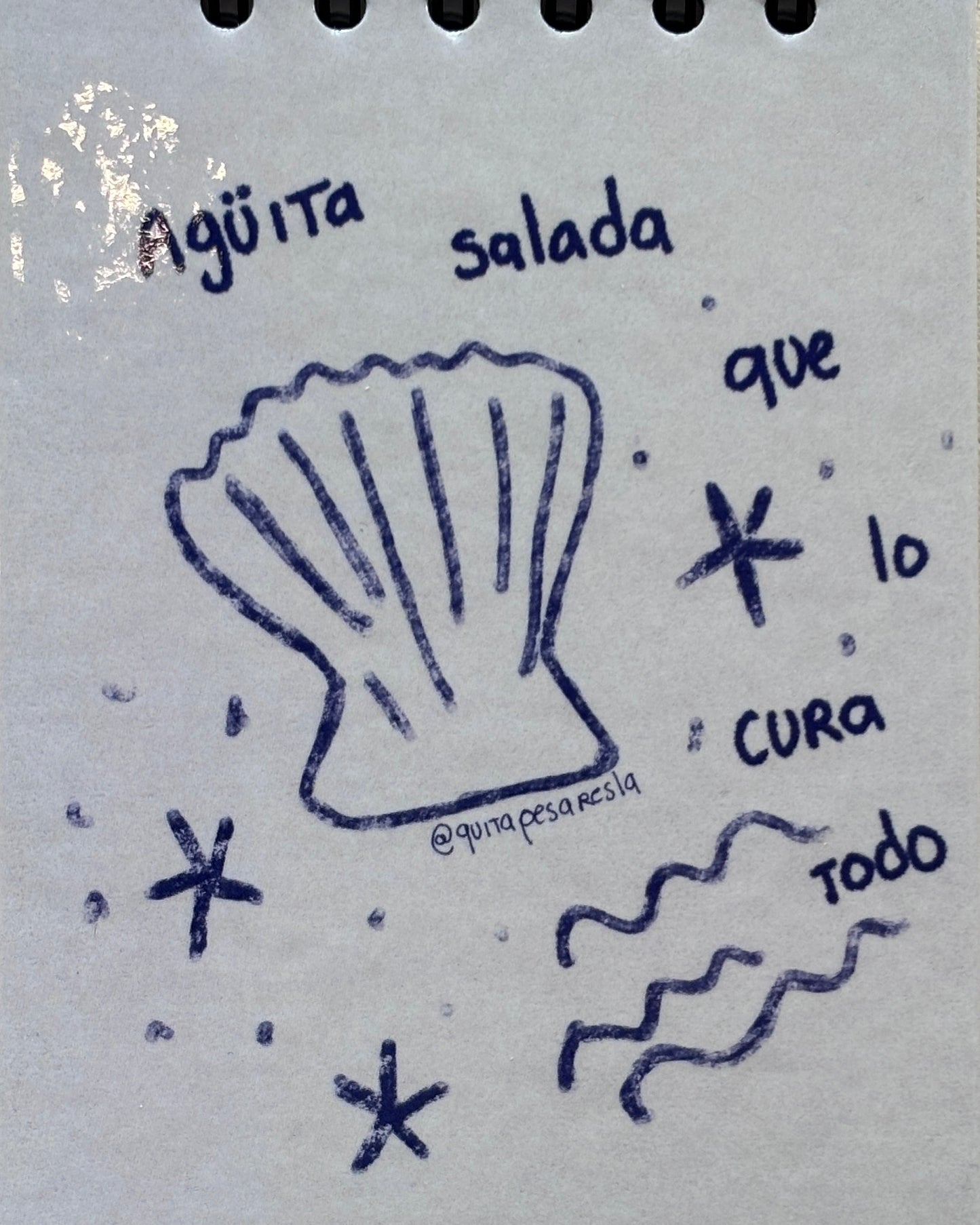 Libreta agüita pasta dura