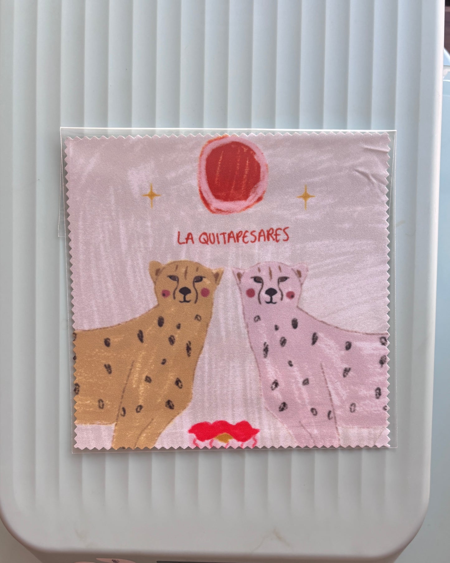 Paño para lentes leopardos