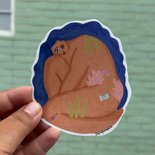 Sticker mujer Marina