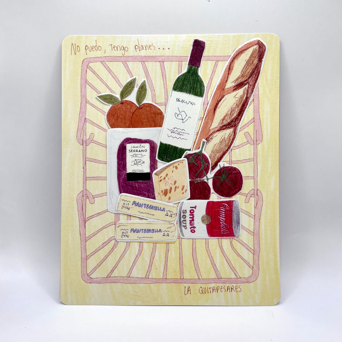 Plantilla de stickers bodegón