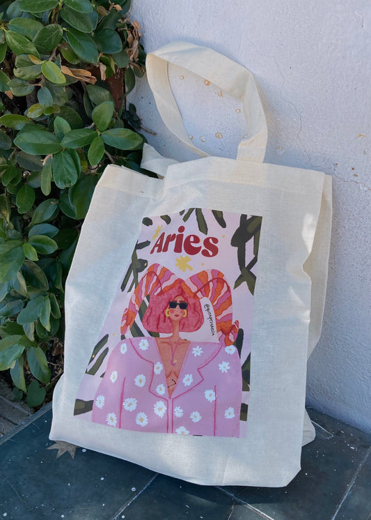 Tote bag Aries