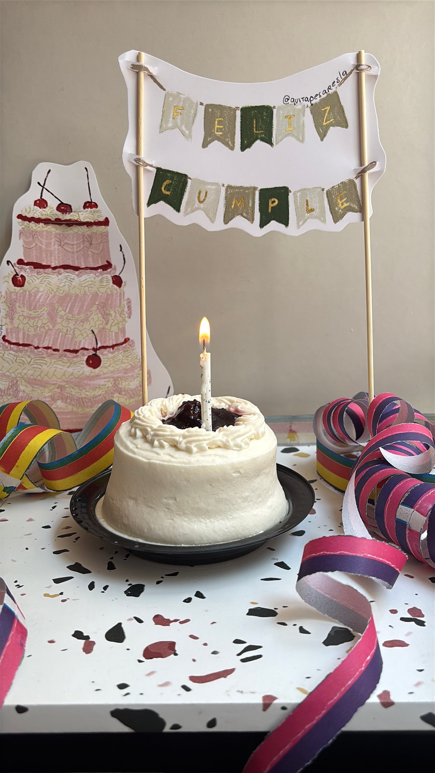 Letrero de cumpleaños