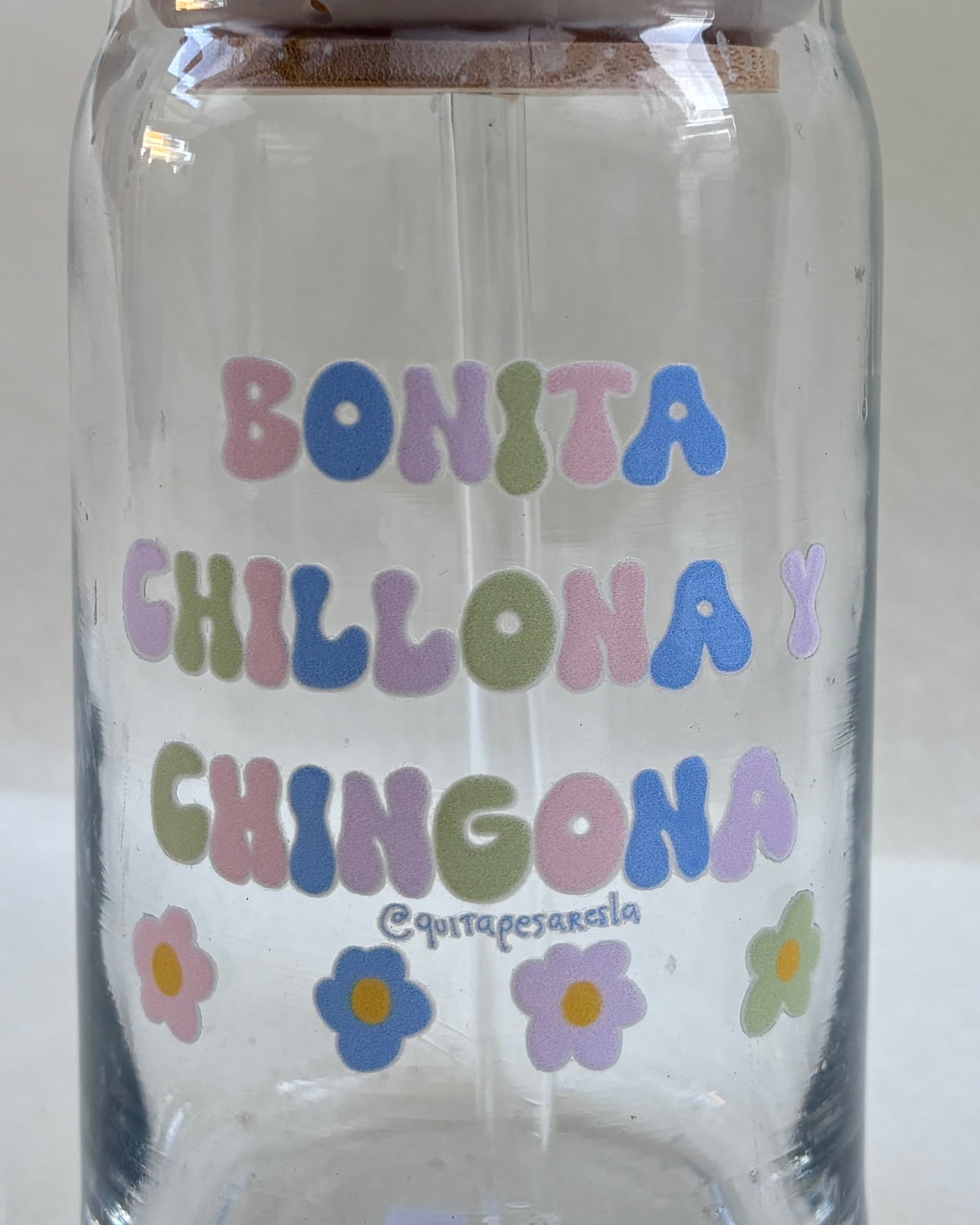 Vaso de cristal bonita