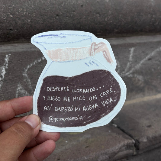 Sticker de café
