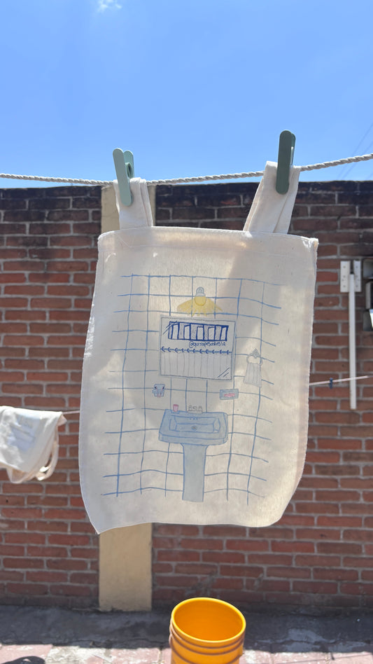 Tote bag lavabo