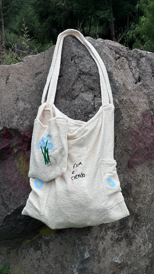 Tote bag toalla azul