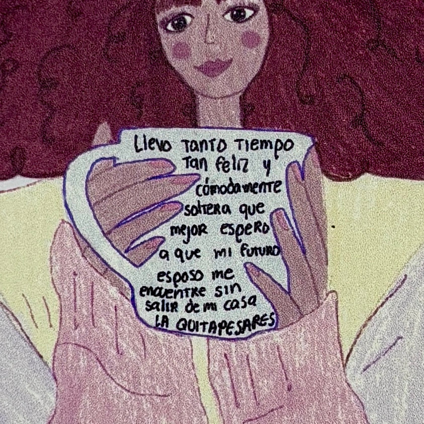 Sticker soltera futuro esposo