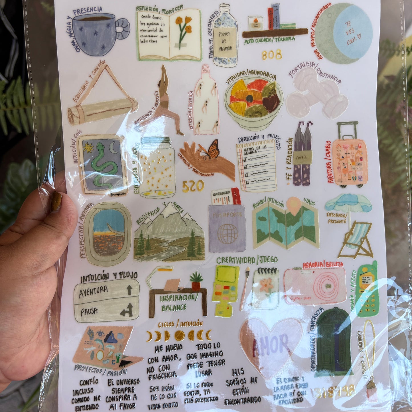 Visión board 2026 descargable uso personal