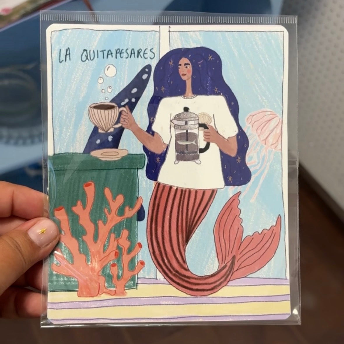 Print sirena cotidiana café