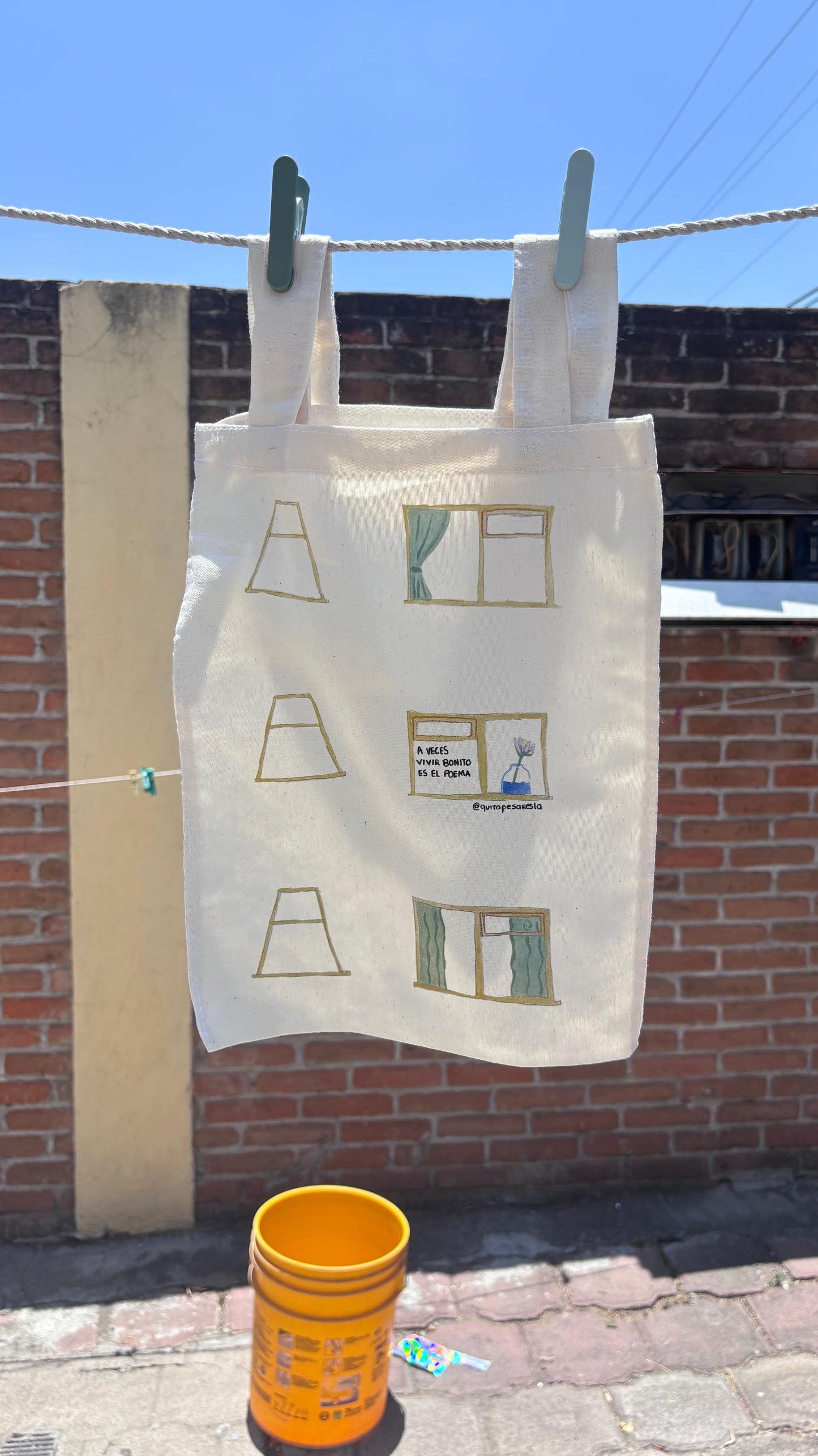 Tote bag ventanas