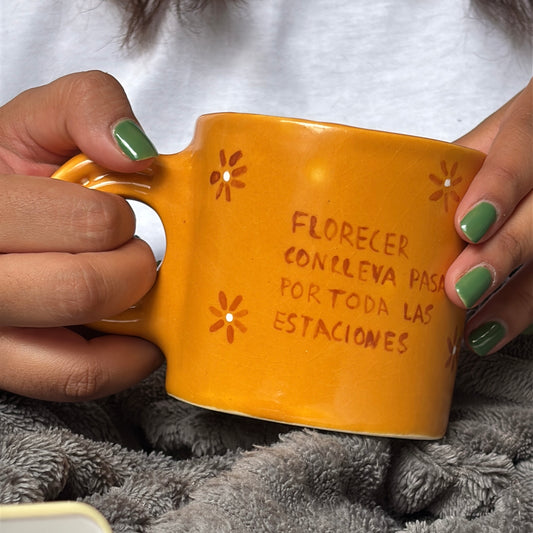 Taza florecer