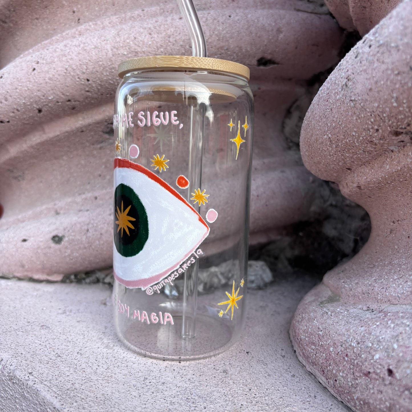 Vaso ojo cósmico