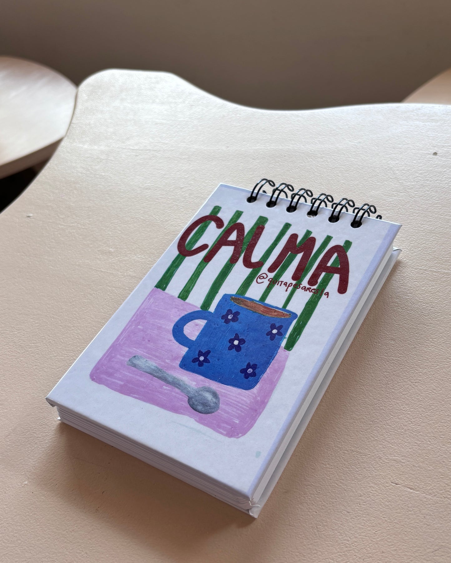 Libreta calma pasta dura