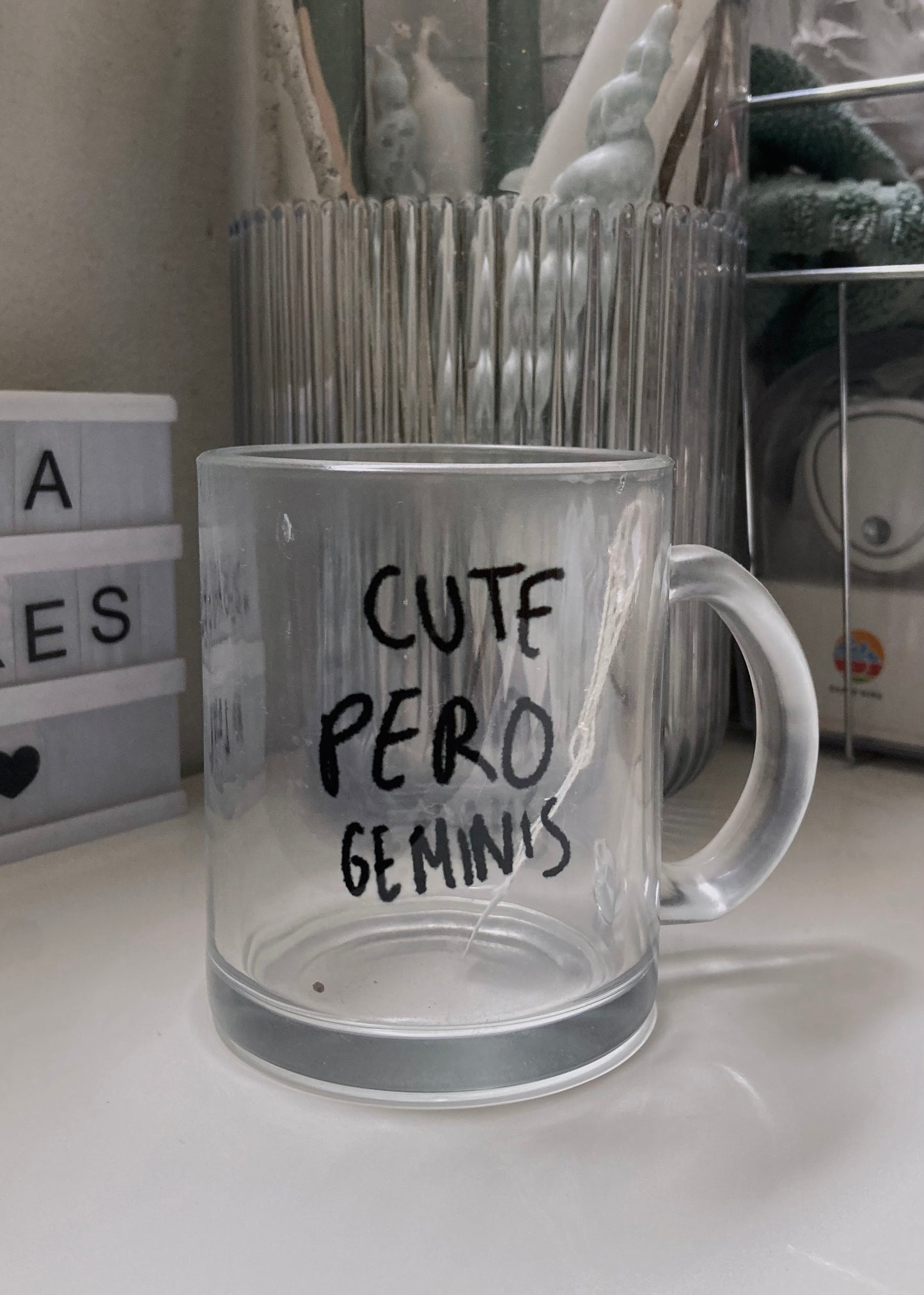 Taza cute pero signo zodiacal