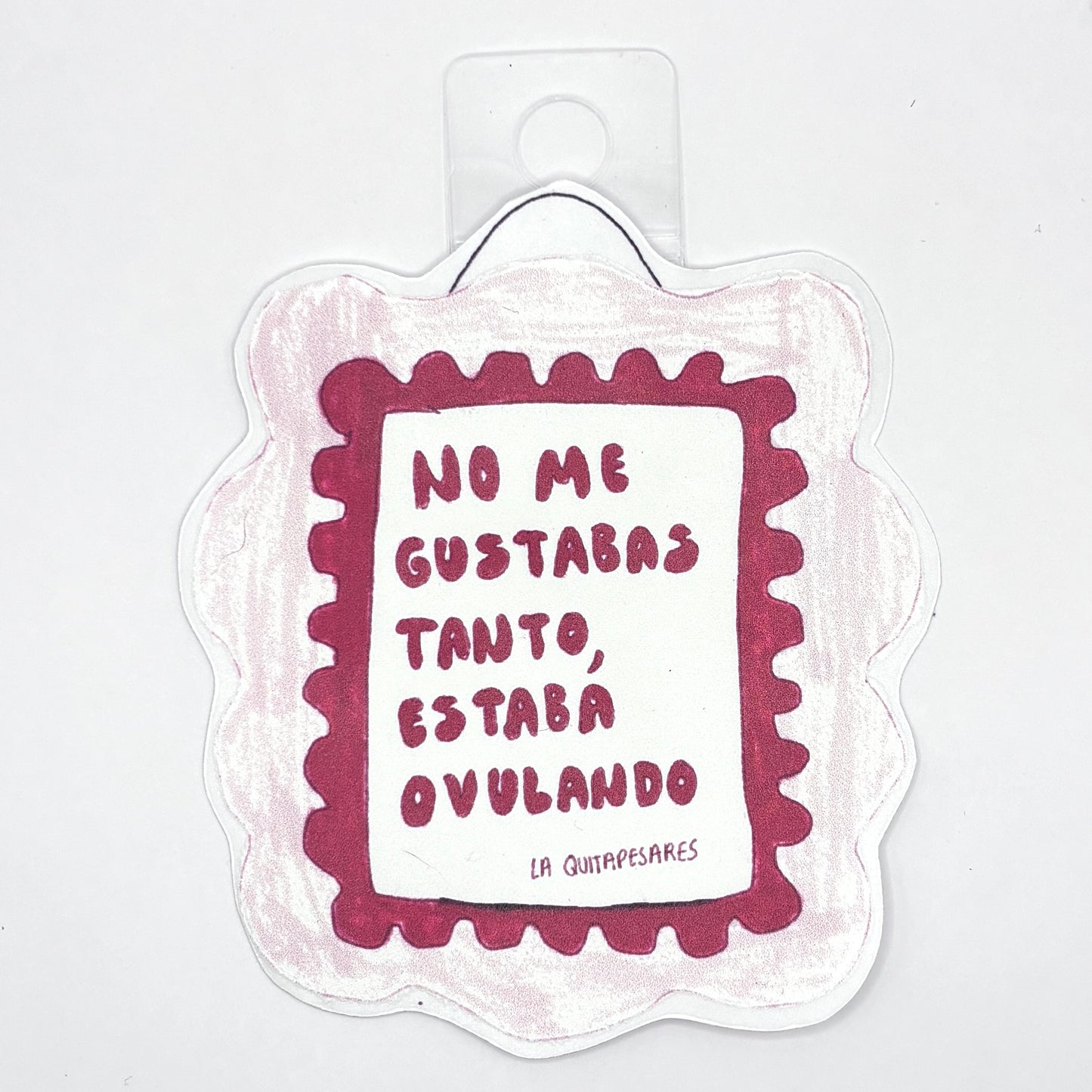 Sticker ovulando rosa