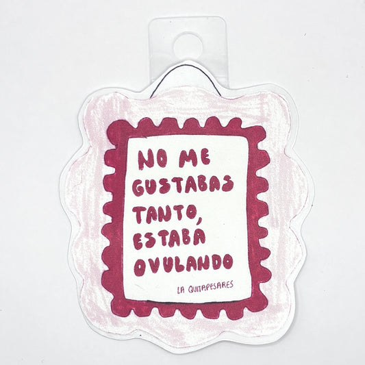 Sticker ovulando rosa
