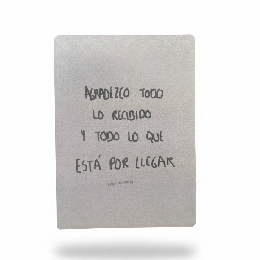 Postal agradezco