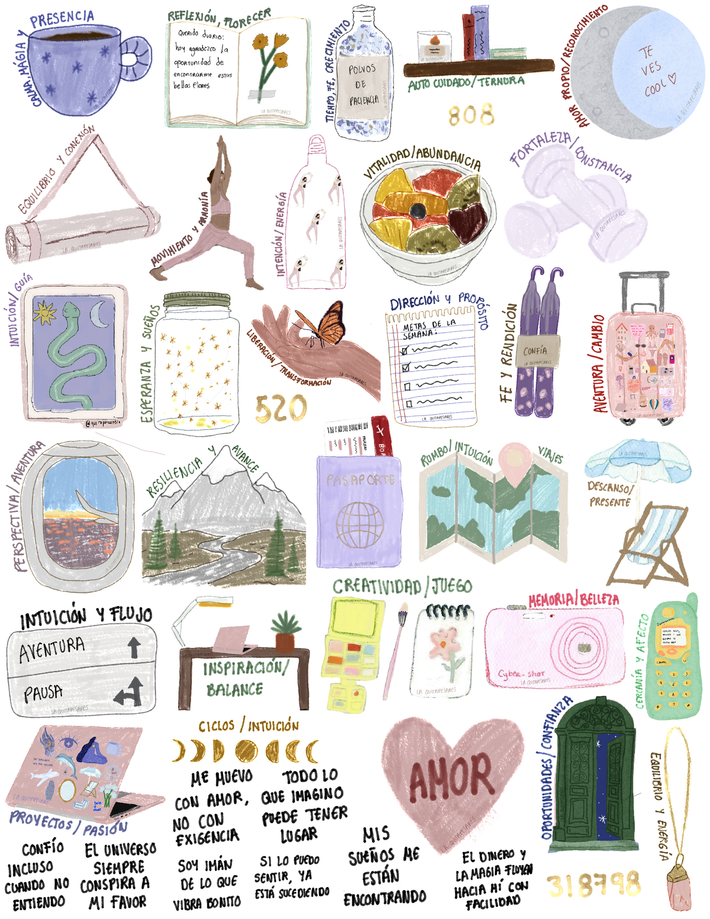 Visión board 2026 descargable uso personal