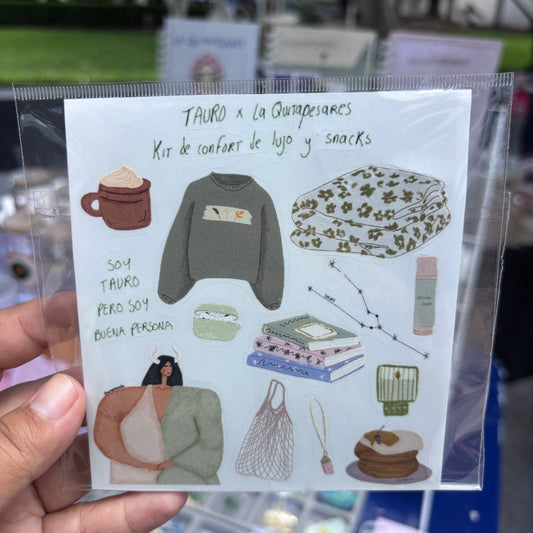 Plantilla de stickers Tauro