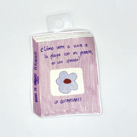 Sticker libro playa